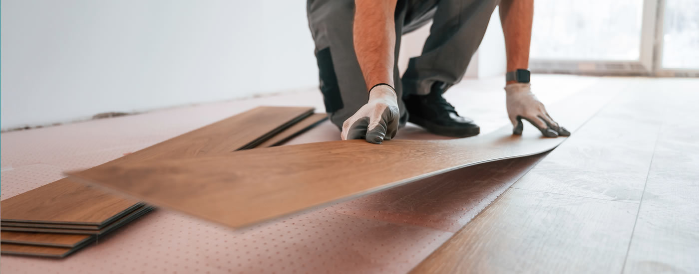 Banner Instalação de Piso Vinílico e Laminado